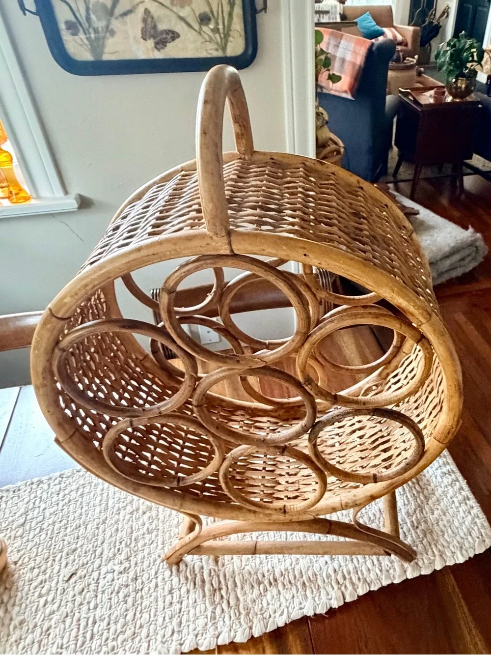 Vintage handcrafted round